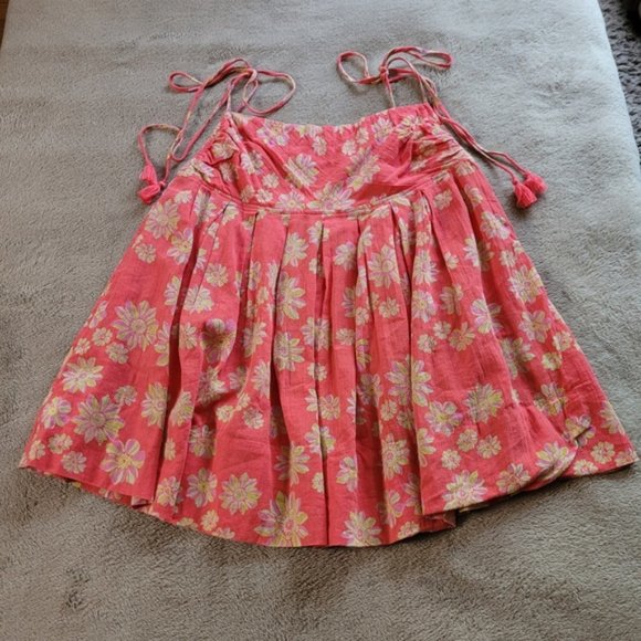 Free People Indigo Molly Floral Tunic size medium - Picture 5 of 13